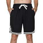 Litherday Shorts Herren Sportshorts Kurz Hosen Streifen Jogginghose Sommer Traininghose mit Taschen Elastischer Bund und Atmungsaktive Shorts zum Fitness, Running, Gym, Basketball
