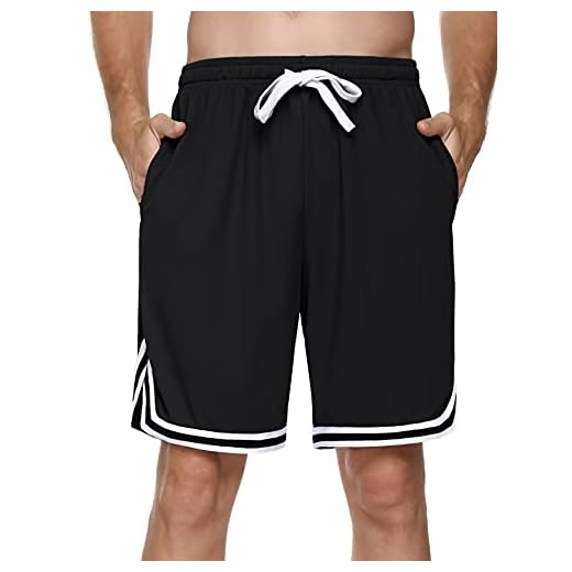 Litherday Pantalones Cortos Deportivos para Hombre Algodón Pantalones de Deporte Hombre Verano Cómodo Pantalones Cortos para Fútbol Hombre Running Transpirable Shorts de Ejercicio, Negro, L