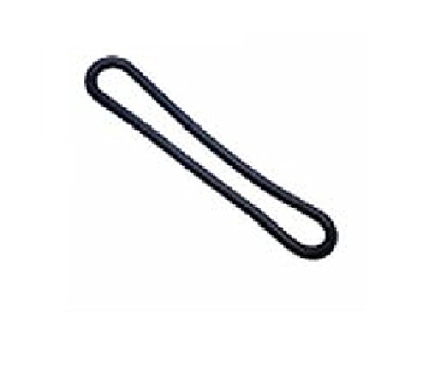 Schwagers Teileshop Lot de 25 anneaux de serrage en caoutchouc 8 mm x ovale, 20 cm, noir, pour remorque, bâche résistante aux UV Cover