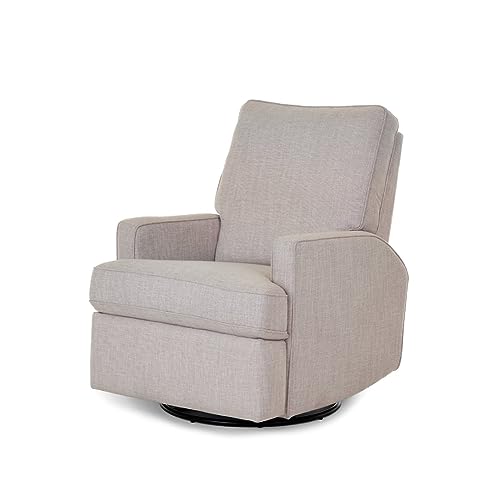 Obaby Madison Swivel Glider Recliner Chair (Oatmeal)