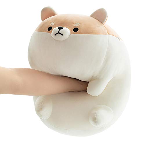 Auspicious Beginning Stuffed Animal Shiba Inu Plush Toy Anime Corgi Kawaii Plush Dog Soft Pillow, Plush Toy Gifts For Boys Girls(Brown, 15.7") #TOP4