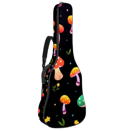 Sac pour guitare acoustique avec compartiments de rangement et protection renforcée