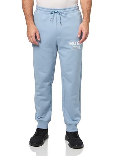 HUGO Men's Printed Logo Cuffed Joggers