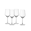 Zwiesel Glas Pure Tritan Crystal Stemware Collection Glassware, 4 Count (Pack of 1), Cabernet/All Purpose, Red or White Wine Glassy, 18.2oz