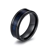 anillo king JOYERÍA Y REGALO PERFECTOS: adecuados para el uso diario. El mejor regalo de cumpleaños, día de San Valentín, aniversario, boda eterna, Navidad, día de San Valentín.