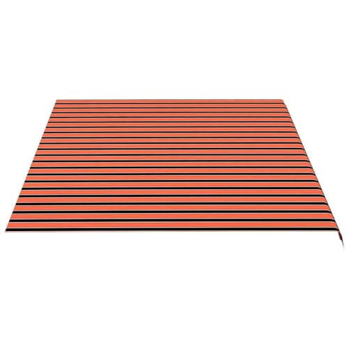 Toile pour store banne extérieur orange marron couverture terrasse - 5