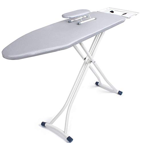 Table à repasser en coton imprimé 5 couleurs avec repose-fer à vapeur 92cm
