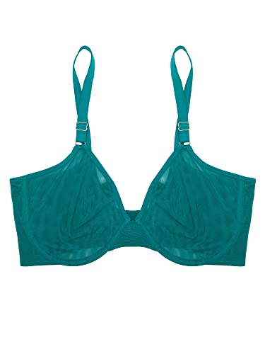 Image of Smart & Sexy Women's Sheer Mesh Demi Underwire Bra - See Through Bras