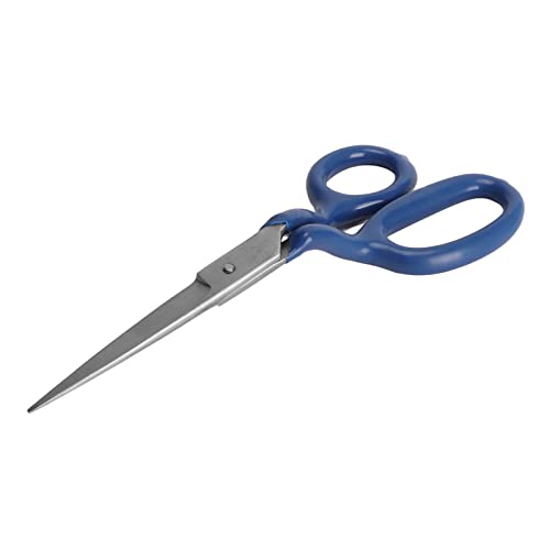 Tijeras para alfombras Ainoli, color azul, 7,1 pulgadas, mango curvado ergonómico, tijeras para coser, tejer y cortar