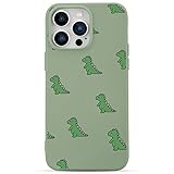 MAYCARI Dinosaur Case for iPhone 14 Pro Max, Cute Pretty Girly Phone Case for Teen Girls Women Carto