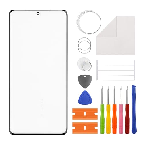 Vitre avant OnePlus 12 6.8 pouces avec colle OCA et kit outils de réparation Duotipa