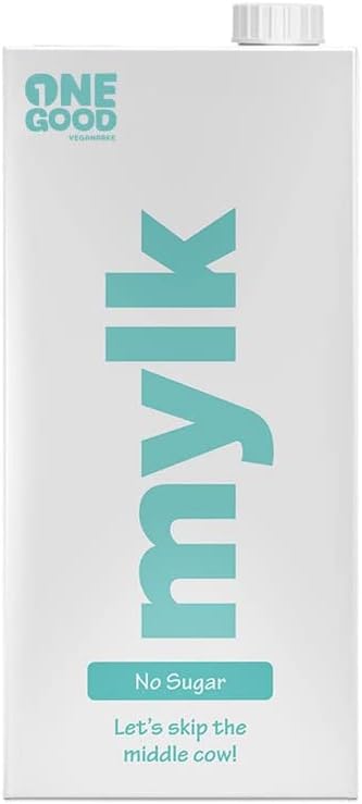 One Good (formerly Goodmylk) Unsweetened Cashew, Oat & Millet Mylk, Pack of 4 (1L each), 4 Ltrs [Plant - Based, Lactose Free]