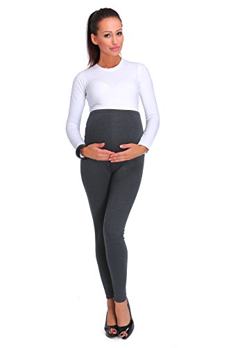 SOFTSAIL Leggings de maternidad para mujer de algodón grueso para embarazo, pantalones de forro polar PREG28
