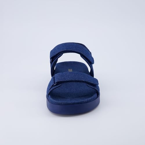 CUSHIONAIRE Women's Extra footbed sandal with +Comfort, Wide Widths Available3