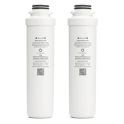 Airthereal PCB Replacement Filter for Pristine Lite3 Countertop Reverse Osmosis System,1st Stage, Reduces large particles, chlorine, colors and odors, 2-Pack