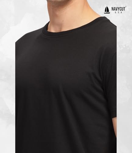 Image of Men T Shirt Cotton Round Neck | Solid Cotton Tee Half Sleeve | Breathable Casual T Shirt for Men | Stylish Round Neck Casual Wear | 12 Colors