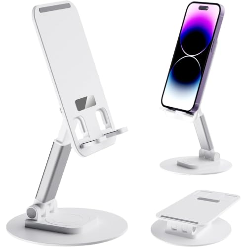 Image of SOOPII Desktop Premium-A Quality Mobile Phone Stand + Tablet Stand, Tab Stand, Mobile Holder, Adjustable & Foldable Mobile Stand, Stand for Mobile Phone and Tablet