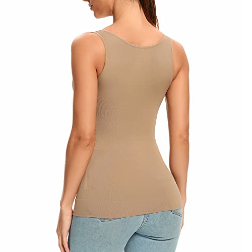 Image of JOYSHAPER Women's Cami Shaper Tummy Control Padded Bra Camisole Cami Compression Tank Top Shapewear Body Shaper