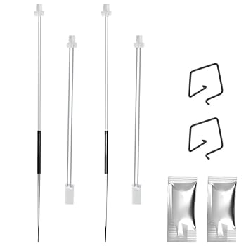 HIKUDIY 24V 48W 300℃ High-Temperature Ceramic Heater and Thermistor with Thermal Grease, Fixing Clip for Snapmaker U1 3D Printer, 2PCS