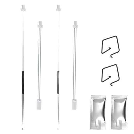 HIKUDIY 24V 48W 300℃ High-Temperature Ceramic Heater and Thermistor with Thermal Grease, Fixing Clip for Snapmaker U1 3D Printer, 2PCS