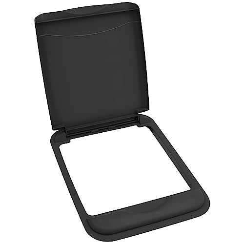 50 QT WASTE CONTAINER LID BLACK 2 Pack - Thumbnail 2