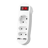 Steckdose Mit USB: Steckdosenadapter eine Vielzahl von Lademethoden kann die Anforderungen jedes elektronischen Produkts erfüllen, keine Blockierung, keine Überlappung, platzsparend