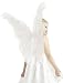 FashionWings (TM White Butterfly Style Costume Feather Angel Wings &Halo Unisex
