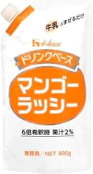 Amazon.co.jp: ハウス食品 キャップ付きドリンクベースマンゴー