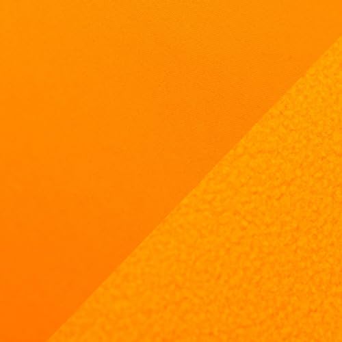 Softshell Stoff Neon, wind- und wasserabweisend, neonorange (Läng...
