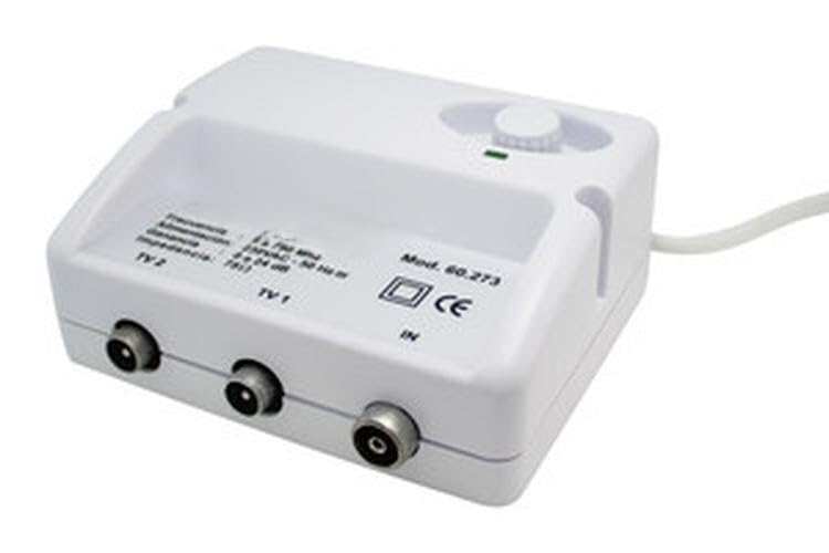 Amplificador para Antenas de televisión analógica o Digital
