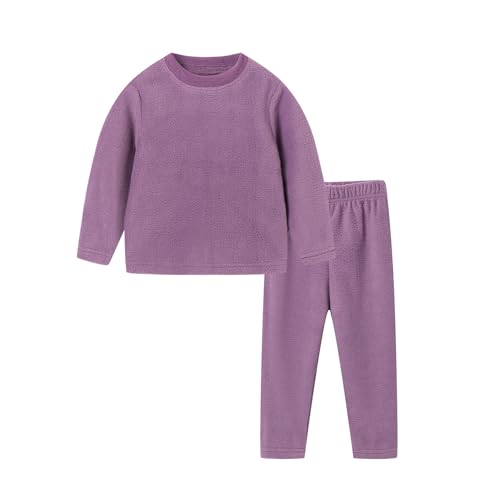 Mud Kingdom Kids Pajamas Set Polar Fleece Long Sleeve Casual Warm Fall Winter Happy Halloween Black