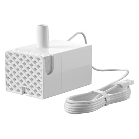 Petlipo Replacement Pump for 3.2L/108oz Stainless Steel Cat Water Fountain, Pet Fountain Pump No LED light Replacement Pump, Ultra Quiet Cat Fountain Pump Cover