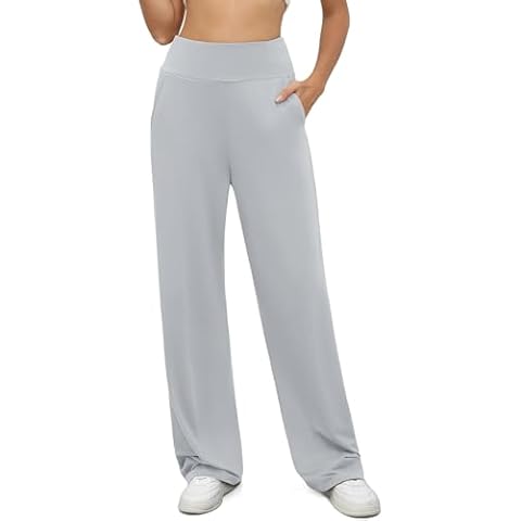 BEIGAI Women's High Waist Wide Leg Pants Cover