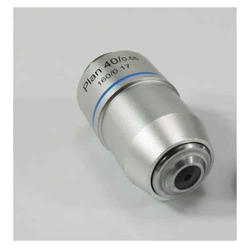 Objectif de microscope biologique Plan 40X lentille d'observation pour laboratoire