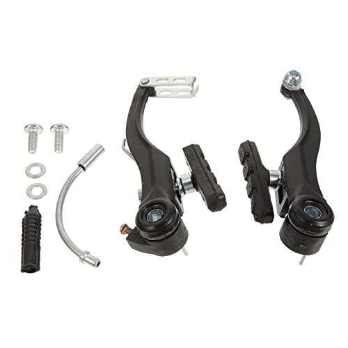 GRIRIW 1Pair Professional Bike Brake Calipers for Mountain Biking Lightweight Enhanced Stopping Power Weather Resistant Design Compatible with Various Bike Models