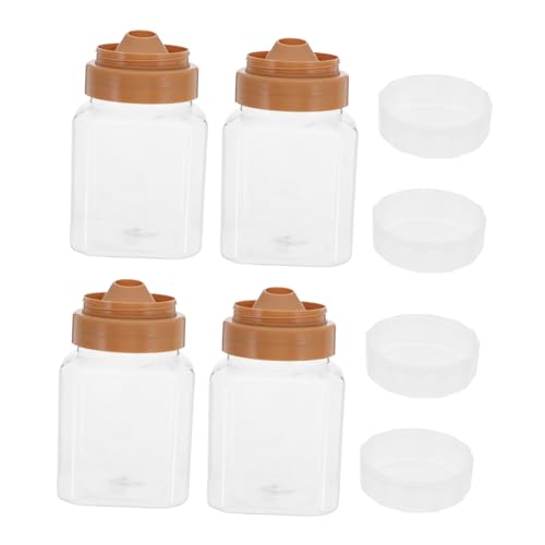 OFFSCH Bulk Honey Bottles Reusable Plastic Honey Jars Lids for Food Grade Storage