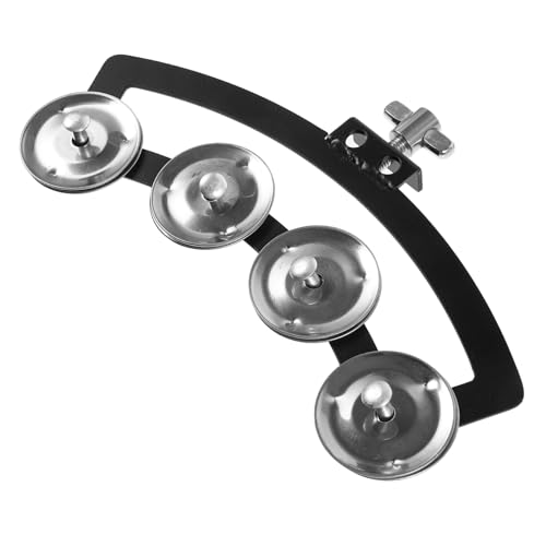ERINGOGO Sturdy Tambourine for Musical Instruments Easy to Install Drum Tambourine Bell