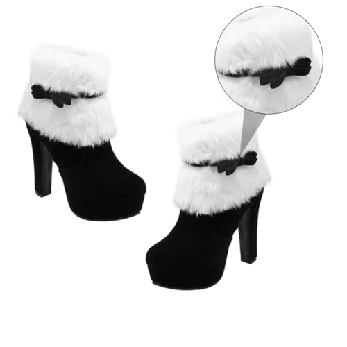 Bottes d'hiver à plateforme compensée pour marcher au chaud sans douleur - 5