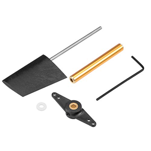 uxcell RC Boat Rudder with Straight Servo Arm,Rudder Pad Thickness 7mm 1 Set