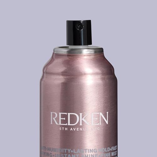 REDKEN - Spray Fixant Non-Aérosol - Anti-Frisottis - Tenue Maximale - Fini Brillant - Sans Résidus - Vegan, Formule Testée Dermatologiquement - Cheveux Bouclés - Anti-Frizz 20 - 250 ml