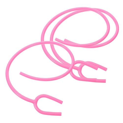 LIFKICH 3 Tubos de Repuesto para Estetoscopio Rosa, Tubo de Extensión Flexible para Accesorio Médico, Manguera de Repuesto Compatible para Auscultación Profesional
