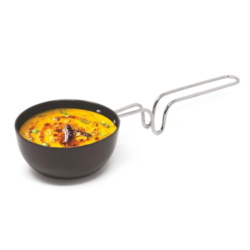 Image of Signoraware Opulent Non Stick Tadkapan 13cm | Ergonomically Designed Handle | Compact, Efficient & Stylish Tadka Pan | Ideal for Quick Tasks tadka for dal & Seasoning for Veggies (500ml | Steel)