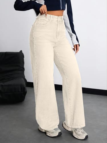 Image of Nifty Women's Denim Stretchable High Waist Baggy Jeans for Women