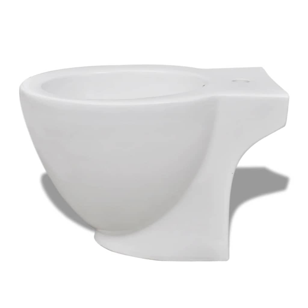 Biały ceramiczny zestaw do toalety i bidetu z pokrywką Soft-Close, podwójna płukanka, trwały, nowoczesny design, do łazienki, higiena, komfort