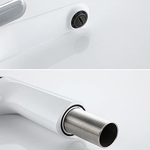 Mitigeur de bassin en laiton massif chrome haute finition pour salle de bain