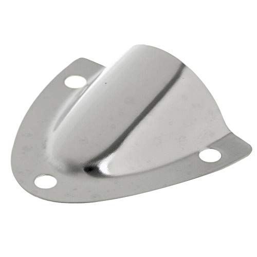 RuleaxAsi 4Pcs Marine Clam S-hell Cabo de arame Tampa de aço inoxidável Acessórios para barcos