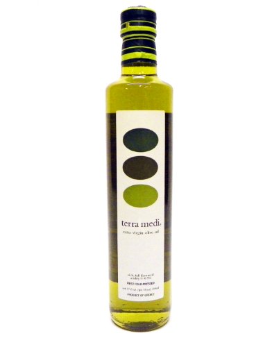 Terra Medi Greek Extra Virgin Olive Oil, 17 Ounce Bottles (Pack of 2)