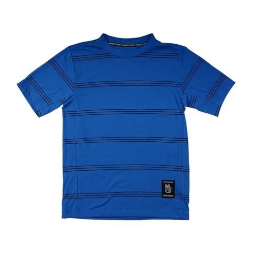 Troy Lee Designs Camiseta de manga curta Youth Skyline Ride; Lavado Cobalto MD