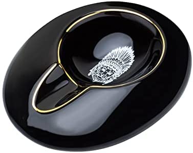 tDM VK[AVgC VK[ DM i ㏬ Cigar Ashtray Ceramics jo[T VOVKbgz_[ ȉ~`~ Rbgpbh ꂪȒP s (ubN)