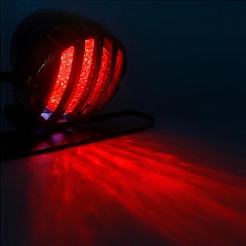 Freno luces trasero 12V para motocicletas vintage Dyna Bobber Chopper 7